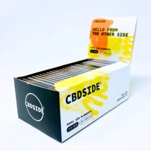 Caja 50 unidades Papel CBD Side marrón 1 1/4