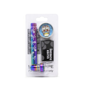 Pack Pipa & Grinder Calaveras